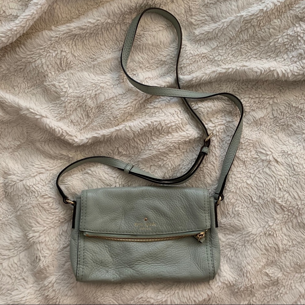 kate spade Cobble Hill Mint Leather Crossbody